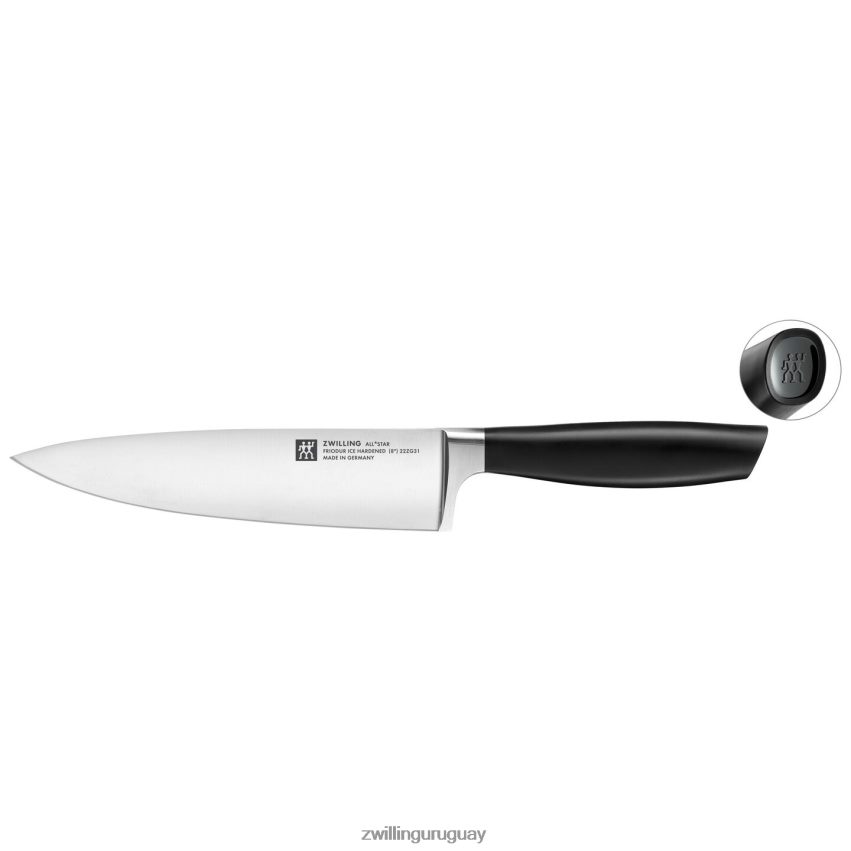 all * star 8 pulgadas, cuchillo de chef, negro mate Zwilling cuchillería A688HF290 - Image 1