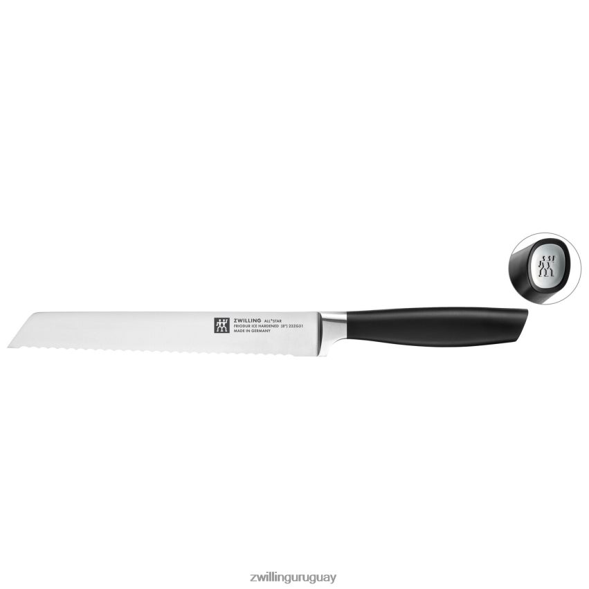 all * star 8 pulgadas, cuchillo para pan, plateado Zwilling cuchillería A688HF344 - Image 1