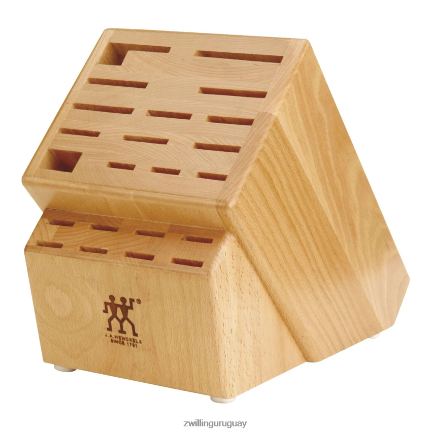 almacenamiento de cenizas, bloque de cuchillos de madera dura vacío Zwilling cuchillería A688HF194 - Image 1