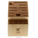 almacenamiento de cenizas, bloque de cuchillos de madera dura vacío Zwilling cuchillería A688HF197 - Image 3