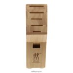 almacenamiento de fresno, madera de caucho, bloque de estudio doble vacío Zwilling cuchillería A688HF398 - Image 2