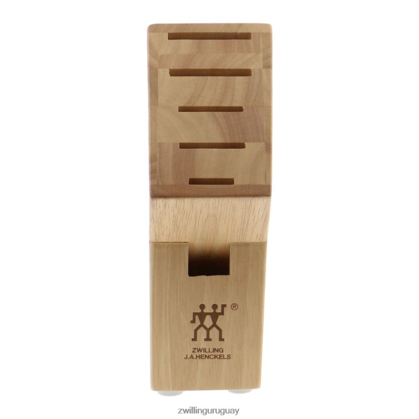 almacenamiento de fresno, madera de caucho, bloque de estudio doble vacío Zwilling cuchillería A688HF398 - Image 2