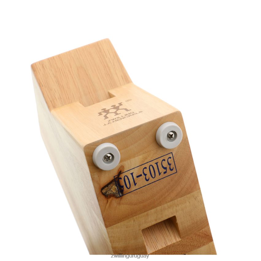 almacenamiento de fresno, madera de caucho, bloque de estudio doble vacío Zwilling cuchillería A688HF398 - Image 3
