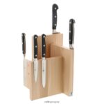 Almacenamiento de madera de haya, madera de haya, bloque magnético italiano cuadrado - natural Zwilling cuchillería A688HF269 - Image 2
