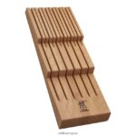 almacenamiento de madera de haya, organizador de cuchillos en el cajón Zwilling cuchillería A688HF70