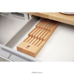 almacenamiento de madera de haya, organizador de cuchillos en el cajón Zwilling cuchillería A688HF70 - Image 3