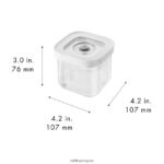Contenedor de cubos Fresh & Save S, 0,35 qt, blanco transparente Zwilling cocina A688HF481 - Image 2