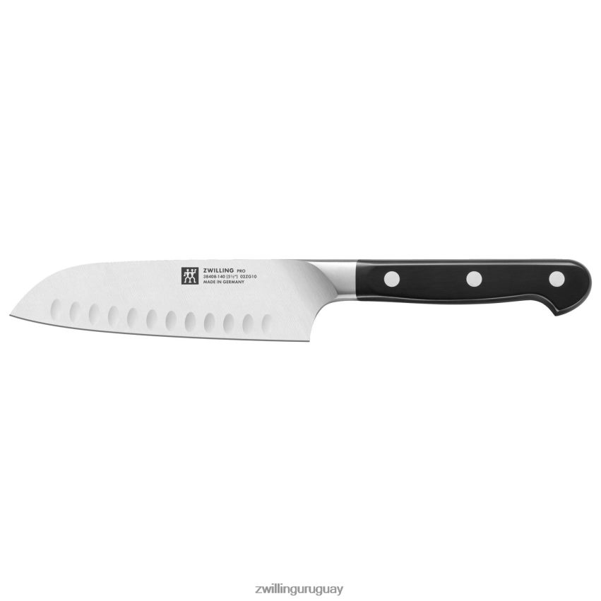 Cuchillo santoku pro de 5,5 pulgadas con borde hueco Zwilling cuchillería A688HF73 - Image 1