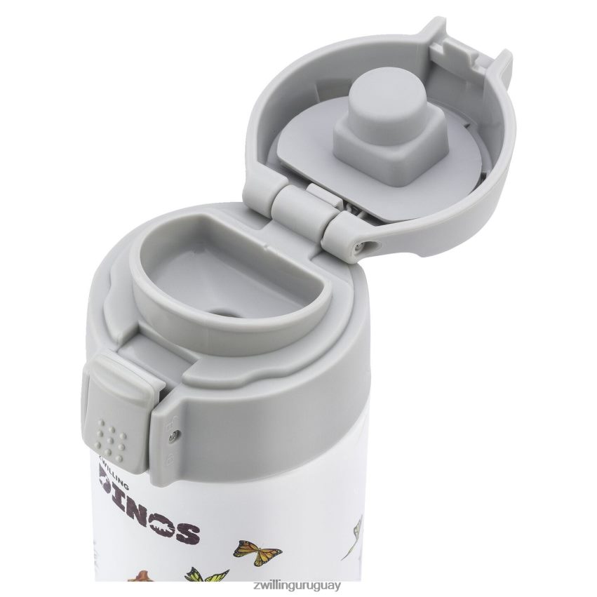 dinos Botella para beber dinos, 350 ml, acero inoxidable, blanco-gris Zwilling cocina A688HF534 - Image 2
