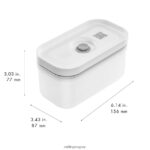 Fiambrera al vacío Fresh & Save S, plástico, gris semitransparente Zwilling cocina A688HF502 - Image 3