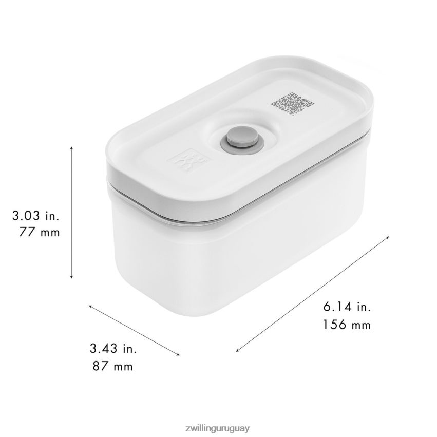 Fiambrera al vacío Fresh & Save S, plástico, gris semitransparente Zwilling cocina A688HF502 - Image 3