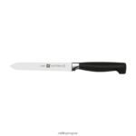 Juego de bloques de cuchillos autoafilables de 7 piezas Four Star, negro plateado Zwilling cuchillería A688HF8 - Image 2
