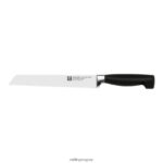 Juego de bloques de cuchillos autoafilables de 7 piezas Four Star, negro plateado Zwilling cuchillería A688HF8 - Image 4