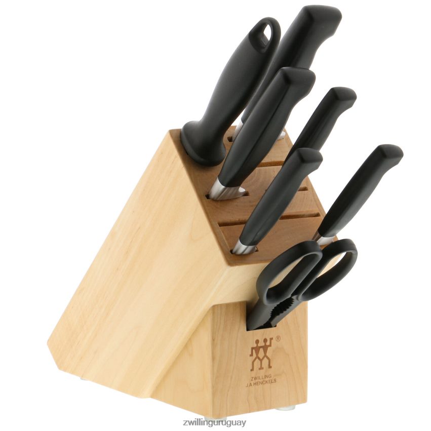 Juego de bloques de cuchillos Four Star de 8 piezas, natural Zwilling cuchillería A688HF2 - Image 6