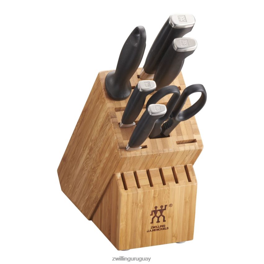 juego de bloques de cuchillos twin four star ii de 7 piezas Zwilling cuchillería A688HF378 - Image 1