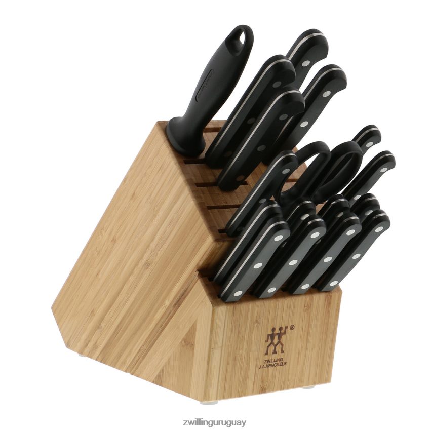 juego de bloques de cuchillos twin gourmet de 18 piezas, natural Zwilling cuchillería A688HF12 - Image 2