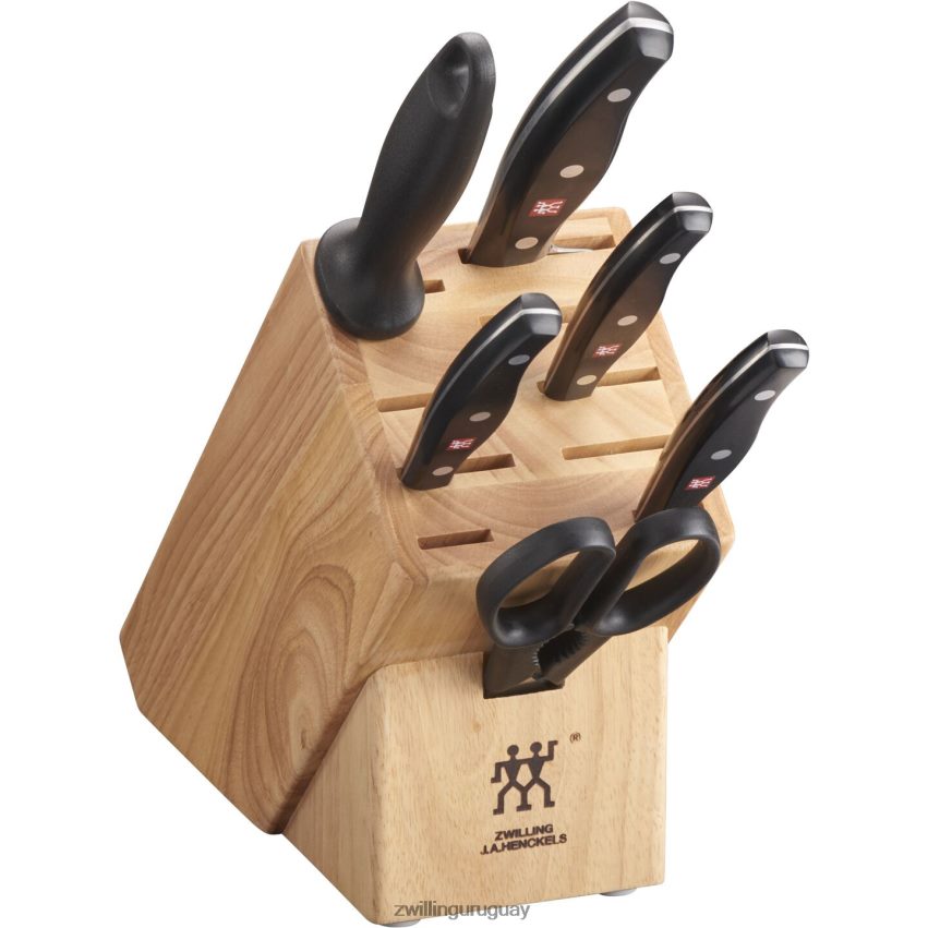 Juego de bloques de cuchillos Twin Signature de 7 piezas, natural Zwilling cuchillería A688HF381 - Image 2