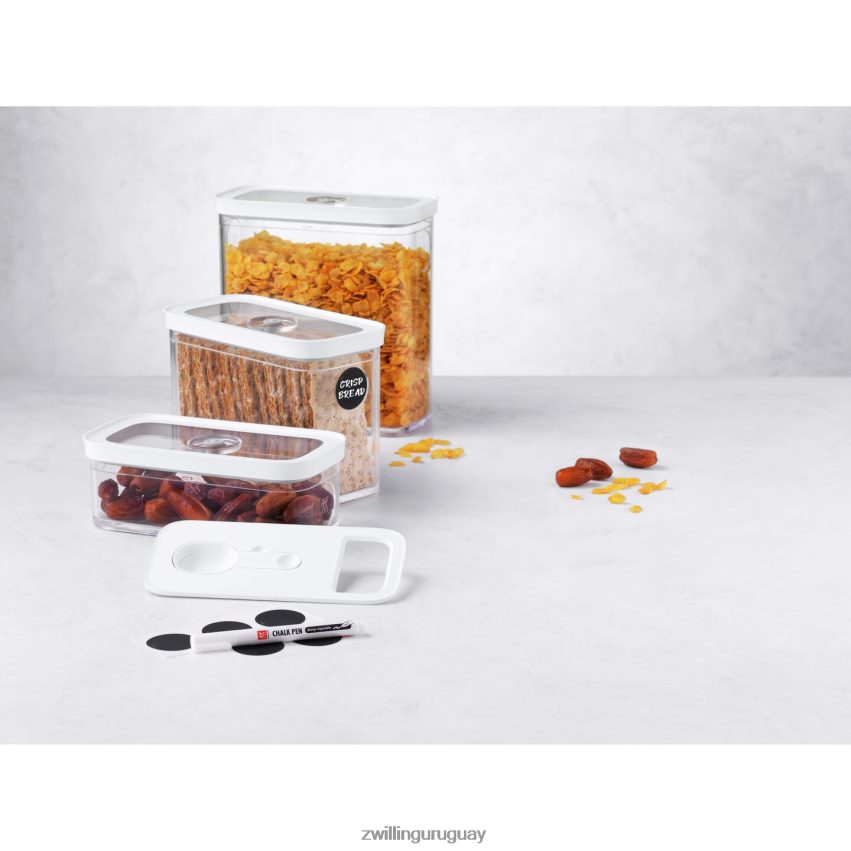 Juego de contenedores Fresh & Save Cube, m / 5 piezas, blanco transparente Zwilling cocina A688HF460 - Image 3