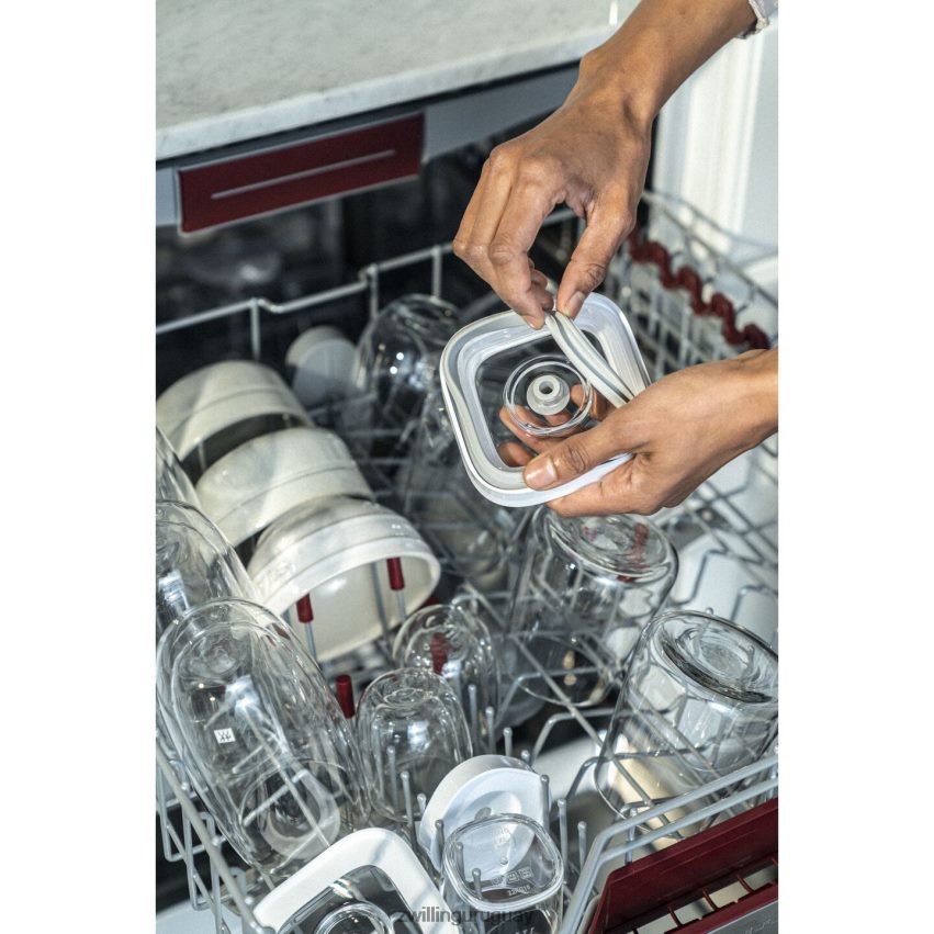 Juego de contenedores Fresh & Save Cube, m / 5 piezas, blanco transparente Zwilling cocina A688HF460 - Image 9