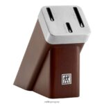 Juego de cuchillos Four Star de 4 piezas con bloque autoafilable, marrón Zwilling cuchillería A688HF127 - Image 2