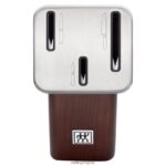 Juego de cuchillos Four Star de 4 piezas con bloque autoafilable, marrón Zwilling cuchillería A688HF127 - Image 4