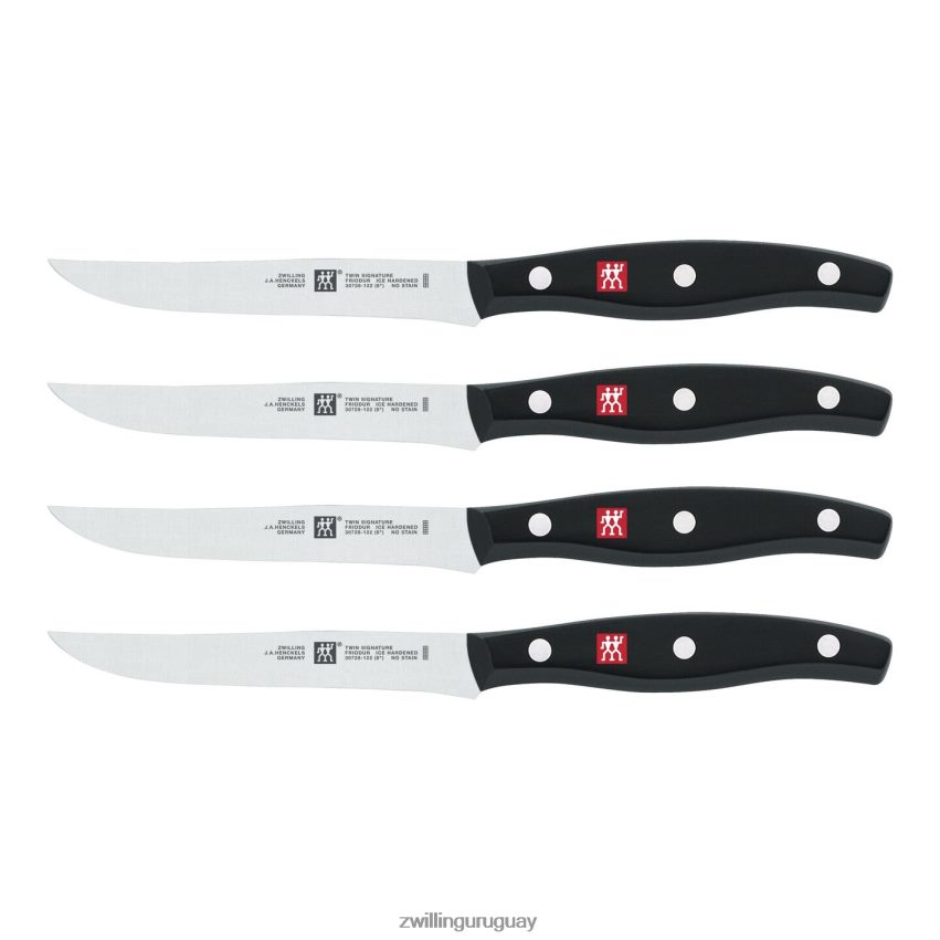 juego de cuchillos para carne twin Signature de 4 piezas Zwilling cuchillería A688HF149 - Image 1
