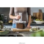 Juego de recipientes Fresh & Save Cube con bomba de vacío, mediano, 6 piezas, blanco transparente Zwilling cocina A688HF478 - Image 8