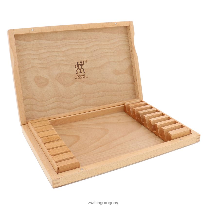 juegos para carne Juego de cuchillos para carne de acero inoxidable de 8 piezas con estuche de presentación de madera Zwilling cuchillería A688HF52 - Image 4