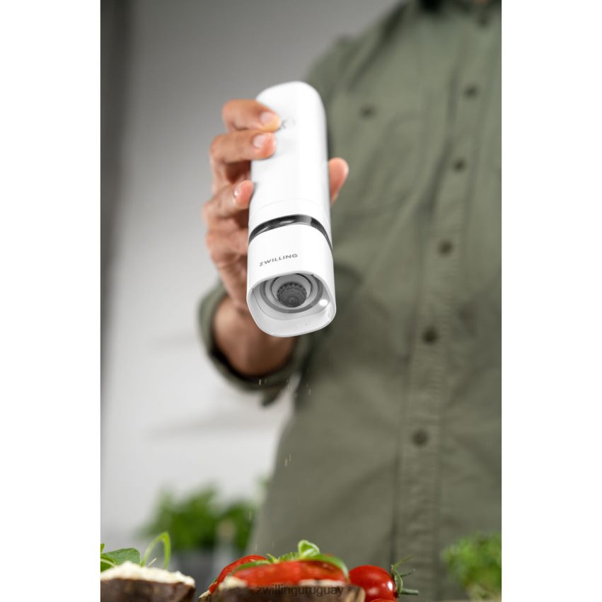 Molinillo de sal y pimienta eléctrico enfinigy, blanco Zwilling cocina A688HF550 - Image 3
