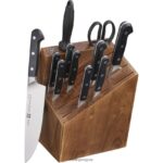 pro 12 piezas, juego de bloques de cuchillos, marrón Zwilling cuchillería A688HF226 - Image 4