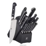 pro 16 piezas, juego de bloques de cuchillos, negro mate Zwilling cuchillería A688HF31