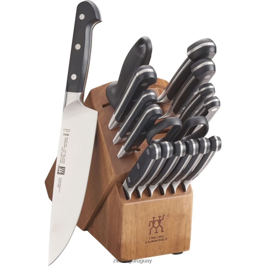 pro 17 piezas, juego de bloques de cuchillos, natural Zwilling cuchillería A688HF202 - Image 5