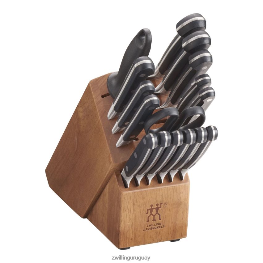 pro 17 piezas, juego de bloques de cuchillos, natural Zwilling cuchillería A688HF202 - Image 1