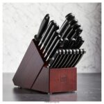 pro 22 piezas, juego de bloques de cuchillos, plateado-negro Zwilling cuchillería A688HF379
