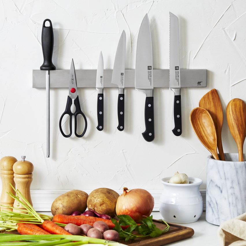 professional s juego de 7 piezas con barra magnética de acero inoxidable para cuchillos de 17,5" Zwilling cuchillería A688HF275 - Image 2