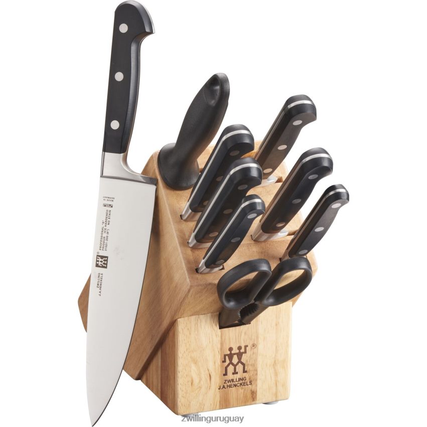 professional s juego de bloques de cuchillos de 10 piezas, natural Zwilling cuchillería A688HF107 - Image 2