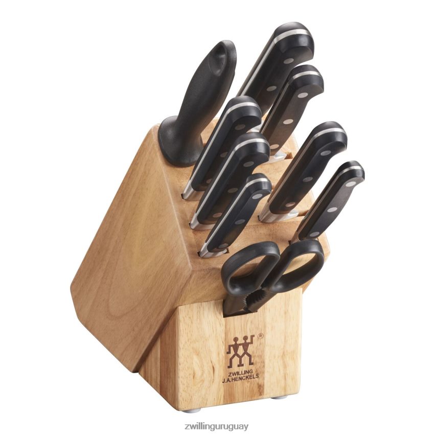 professional s juego de bloques de cuchillos de 10 piezas, natural Zwilling cuchillería A688HF107 - Image 1