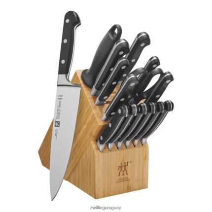 professional s juego de bloques de cuchillos de 16 piezas, marrón Zwilling cuchillería A688HF299