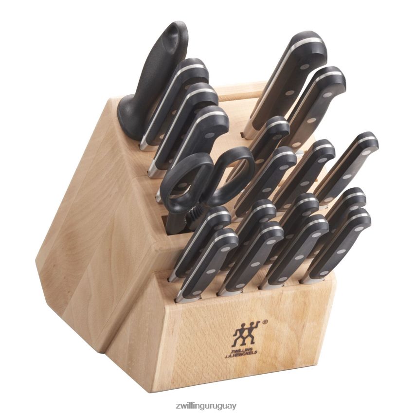 professional s juego de bloques de cuchillos de 20 piezas, natural Zwilling cuchillería A688HF62 - Image 1