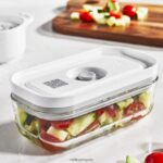 recipiente al vacío pequeño Fresh & Save s/2uds, vidrio, gris Zwilling cocina A688HF467 - Image 3