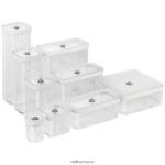 recipiente cubo Fresh & Save m, 0,75 qt, blanco transparente Zwilling cocina A688HF479 - Image 5