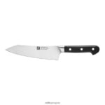 Santoku mecedor profesional de 7 pulgadas, borde fino Zwilling cuchillería A688HF206